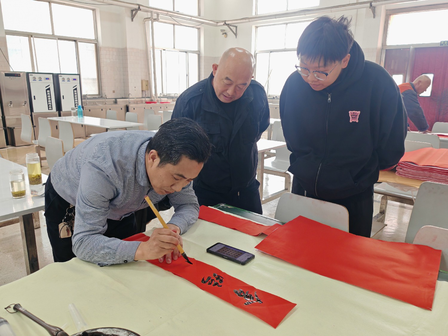 金達煤礦開展“迎新春 送春聯”活動